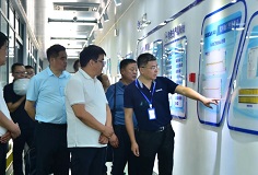 青海盐湖工业股份有限公司副总裁俞秋平一行莅临恒行6制造安徽基地参观考察